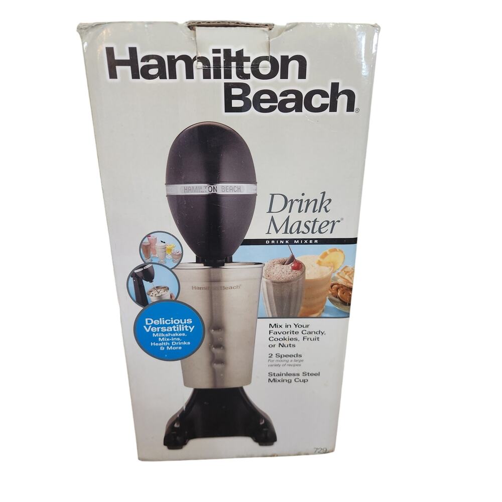 Hamilton Beach Drink Master drink mixer in box stainless steel